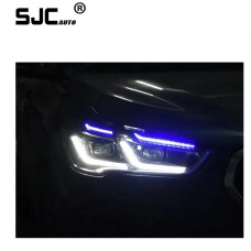 SJC Auto For BMW X1 headlight assembly 16-19 F48 modified daytime running lights running water turn signal LED headlights