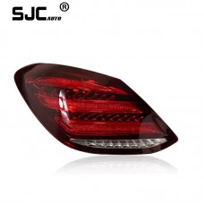 SJC Car Lights For W205 C Class C180 C200 C260 C300 2015-2020 LED Taillights Upgrade  Design Dynamic Turn Signal Light