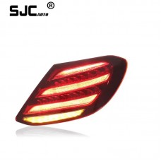 SJC Auto Car Full LED Taillight For Mercedes Benz E200 E260 E300 E350 W213 LED Tail Lamp 2016-2020 Sequential Turn Signal Light