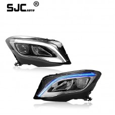 SJC Auto Head Lamp For Benz 2015-2019 GLA 200 220 260 Headlight assembly modification daytime running lights water turn signal