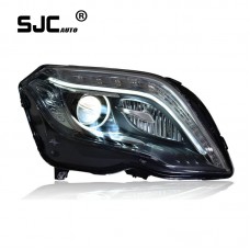 SJC Auto Led Headlights For Mercedes-Benz headlamp assembly GLK200 260 300 350 refitted LED daytime running lamp 13-15