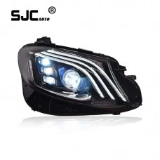 Sjc For Mercedes-benz E-class Headlamp Assembly 16-20 W213 Headlamp Modified With Maybach Led Daytime Running Lamp