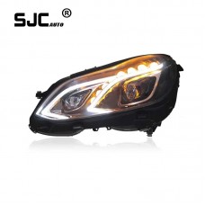 SJC Car accessories For Mercedes-Benz  headlamp assembly E-grade E260 E200 E180 W212 refitted Auto Lighting System 10-16