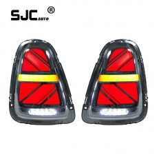 SJC For BMW MINI R56 57 58  tail lamp assembly 07-13 R56 refitted Full LED Taillight  steering brake lamp auto part