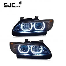 SJC For BMW 3 series M3 2006-2010 E92 headlight assembly led modified Auto LED upgrade high quality headlights