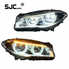 SJC For BMW 5 series headlight assembly 2011-2017 F10/F18 headlight upgrade high quality LED Auto asseccories hot-selling