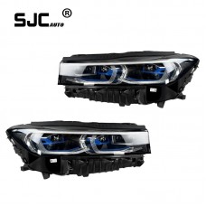 SJC Auto Lighting System For BMW 7 series laser headlamp assembly G12 LED upgrade 16-18 running light Car accessories