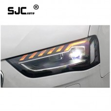 Sjc Car Part For Audi A4l B9 Headlight Assembly 2014-2016 Top Quality Led Lighting System A4l Front Lamp