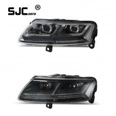 SJC For Audi A6L headlight assembly 2012-2015 LED upgrade front light new and high quality car accessories