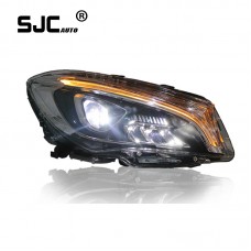 SJC Auto Lighting System For Mercedes-Benz CLA200 Headlight Assembly 2013-2020 LED Head Lamp Upgrade DayLight Car Asseccories