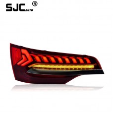 SJC Auto Car Parts For Audi Q7 taillight assembly 06-15 Audi modified streamer LED taillight old to new Q7 tail light