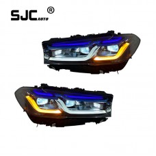 Sjc Led Headlights For Bmw 5 Series G30 18-22 Full Led Headlamp Assembly Upgrade Car Light Auto Accessories