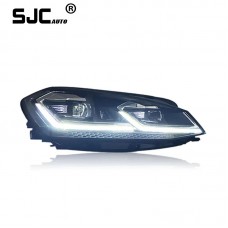 SJC Auto Car Head light for VW 2013-2017 Golf 7 headlight Assembly golf 7.5 MK7 LED Daytime Running Light