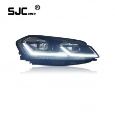 SJC headlamp assembly for vw Golf7 Headlights assembly Golf 7 MK7 2013-2017 LED Headlight DRL Lens Double Beam Bi-Xenon HID