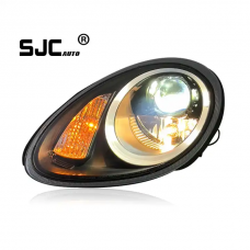 SJC Car Part For Porsche 987 Headlights Assembly Cayman 2004-2008 Upgrade New Lens Auto Accessories Plug And Play Headlamp