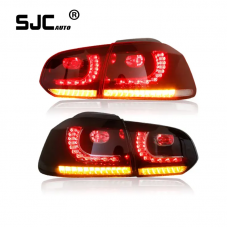 Sjc Car Accessories Led Taillights Rear Tail Lamp Assembly Turn Signal Tail Light Rear Lamp For Golf 6 Mk6 2008-2013