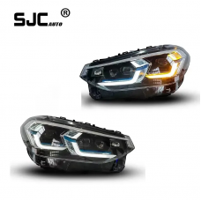 SJC Auto Modified New Full LED Front Headlights Assembly For BMW X3 G01 F08 2018-2021 High Quality Daytime Running Signal Lamps