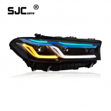 SJC Car Part Headlights assembly for m5 g30 g38 retrofit turn signal light for BMW 5 Series G30 G38 2018-2020 LED Front Headlamp