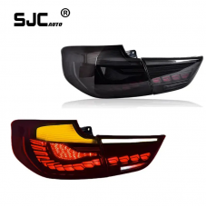 Sjc Auto Parts Led Taillights Assembly For Bmw 3 Series M3 Gt F34 Signal Steering Brake Gts Taillamps Dragon Scale 2013-2020