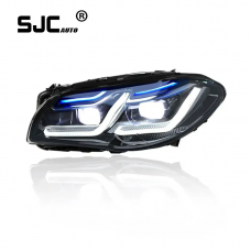 SJC Car Accessories front lamps assembly for bmw 5 series f10 upgrade LED Headlight Projector Lens for BMW m5 F10 2011-2017