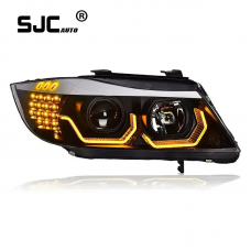 SJC High Quality Headlights for BMW 3 series M3 E90 2005-2012 Auto Parts Upgrade Headlamp LED Front light Automotive Accessories