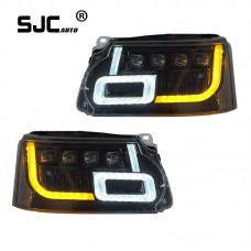 SJC Auto Headlights Assembly upgrade LED Lens Daytime Running Lamp Turn Signal For Land Rover Range Rover Sport  2010-2013