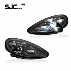 Sjc Auto Car Accessories Led Head Lights Fit For Porsche Panamera 2011-2013 Full Led Front Lights Assembly Upgraded 2022 Style