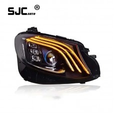 Sjc New Style Led Headlights For Mercedes Benz E-class W213 E200 E260 E300 E350 2016-2020 Front Daytime Running Turn Signal Lamp