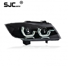 SJC Auto Car Headlights for BMW 3 Series E90 2005-2012 New Upgrade Head Lamps High Quality Headlight Assembly