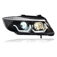 SJC Head Lamps for BMW 3 Series E90 2005-2012 High Quality Headlight Assembly LED Bifocal Lens