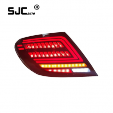 SJC New Design Dynamic Turn Signal Light Rear Lamps for Mercedes Benz C-class W204 2007-2014 Modified Taillights Assembly