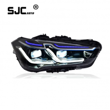 SJC Auto Car Parts Headlights for BMW X1 F48 2016-2019 Headlamps Assembly New Upgrade LED Daytime Running Lights