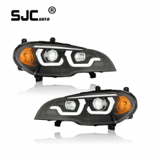 SJC Auto Head Lights for BMW X5 E70 2007-2013 High Quality Headlight Assembly New Modification Front Lights