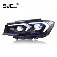 SJC Auto Car Head Lights for BMW 2019-2023 3 Series G20 G28 Upgraded Lci Headlight Matrix Style laser headlights