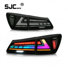 SJC Auto for Lexus IS250 RGB Style Taillights Assembly 2006-2012 Modified LED Rear Lights Daytime Running Lights Turn Signals