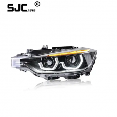 SJC High Quality Car Headlights For BMW 3 series M3 F30 F35 Car Parts LED Daytime running lights Upgrade New Style Front Lamps