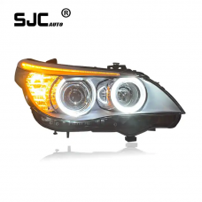 Sjc Upgrade To The Led Style Headlamp Headlight Front Lamp Plug And Play For Bmw 5 Series E60 Head Lamp Head Light 2003-2010