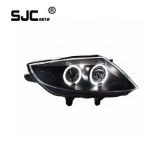 SJC Modified Headlights For BMW Z4 E85 2003-2008 Led Front Headlamps for BMW Z4 E85 With Angle Eyes Fog Daytime Running Light