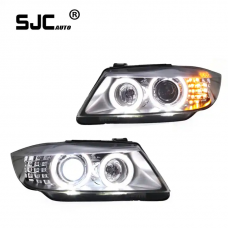 Sjc Car Accessories For Bmw E90 3 Series New Style Headlights 2005-2012 For Bmw E90 M3 Upgrade Full Led Front Turn Signal Lamps