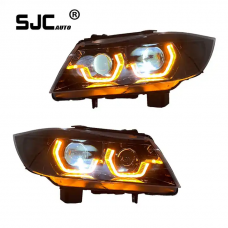 Sjc Car Accessories Lci Led Headlights Assembly For Bmw E90 3 Series 2005-2012 Upgrade Led Front Fog Lamp For Bmw M3 318 320 325