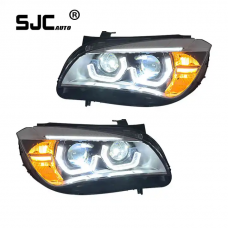 SJC Wholesale Upgrade full LED Headlamps for BMW X1 E84 2010-2015 Front Daytime Running Head lights Auto Car Accessories