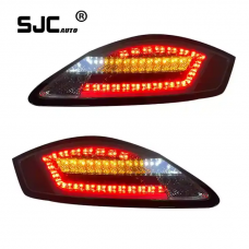 SJC For Porsche Cayman Boxster 987.1 Car Taillights 2004-2008 Rear LED DRL Animation Moving Turn Signal Lamp Brake Reverse Light