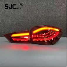 SJC For BMW taillights new style  sport smoke and black dragon scale taillights 2016-2021 X1 F48 F49 LED taillights