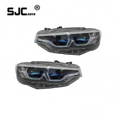 SJC Car Accessories LED Head Lights Fit for BMW M4 F32 F33 F36 4 Series Headlight Assembly Car Lighting Systems LED Front Light