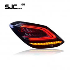 Sjc Led Rear Lamp For Benz C-class W205 C180 C200 C260 Retrofit 2019 New Led Water Steering Rear Taillights Taillight Assembly