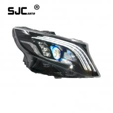 Sjc Car Parts Modified Headlights For Mercedes Benz V Class Vito V260 W447 V250 2016-2020 Auto Car Parts Led Headlamps Assembly