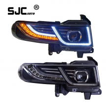 SJC Auto  For Land-Rover 2007-2014 FJ Cruiser Dual-Beam Projector Led Headlights`Grilles Car Accessories Head Lamp