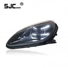 SJC Auto Car Part For 2014-2020 Porsche Macan 95B Matrix Style LED Headlights LED lens daytime running lights