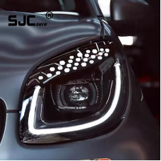 SJC Hot-selling upgrade Headlights for Mercedes Benz Smart Front Fog lamps Modified for Mercedes Benz Smart LED Headlights