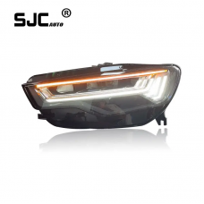 SJC Auto for Audi A6L 2012-2015 Headlights Assembly Modified Head Lamp Matrix LED Laser Front Headlamps for Audi